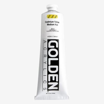 Acrylverf - GOLDEN - Cadmium Geel Medium Tint - 150ml - Lichtechtheid - Dikke Consistentie