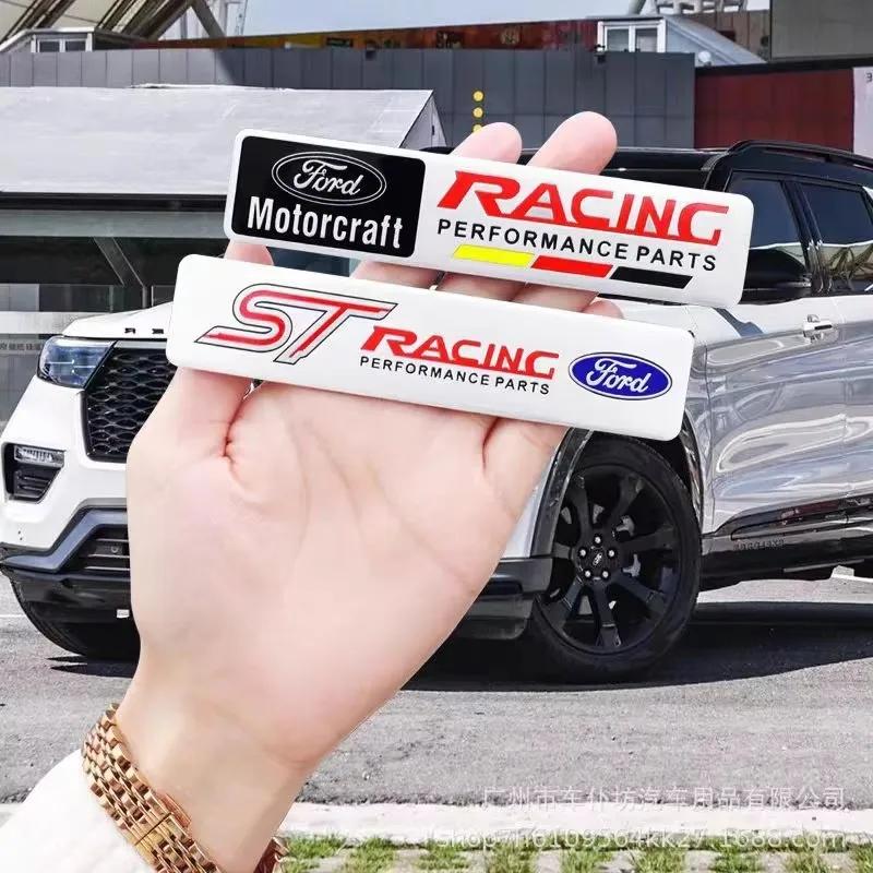 Car Sticker 2025 Hot New Car Aluminum Emblem Badge Supercharged Styling Decal Sticker For Ford S MAX Ranger Focus Fiesta Mondeo