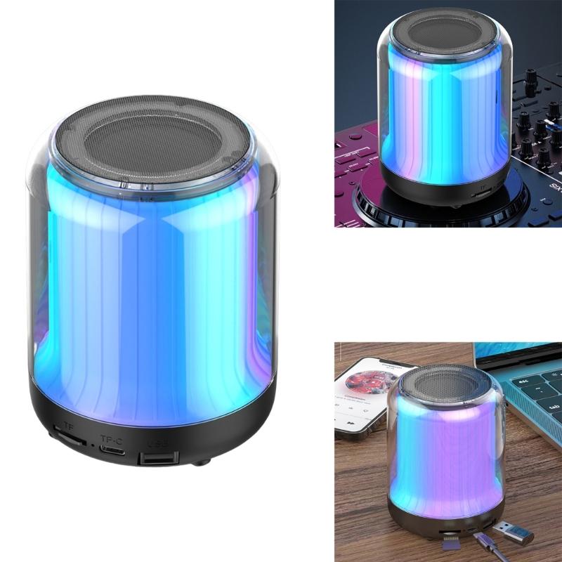 Night Light Bluetooth-compatible Speaker Portable Wireless Speakers, Bedside Table Light Outdoor Speakers Gifts for Baby