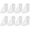 8pcs Thicken Support Right Triangular Angle 90° Right Angle Triangle Brackets  Bed Frames Support