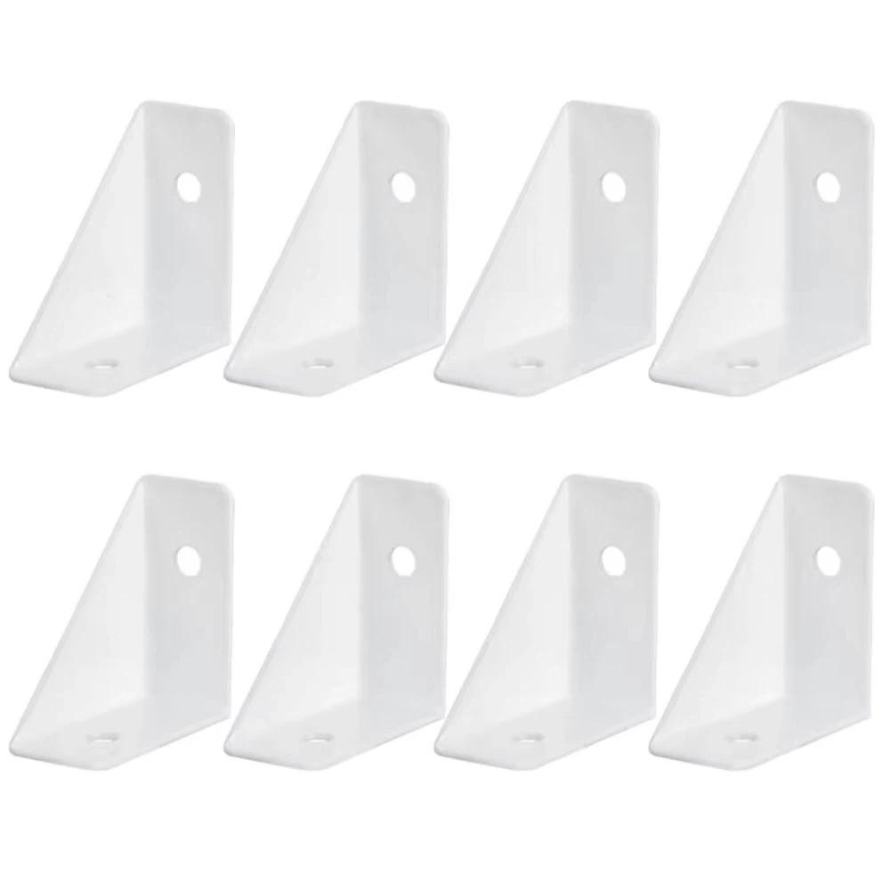 8pcs Thicken Support Right Triangular Angle 90° Right Angle Triangle Brackets  Bed Frames Support