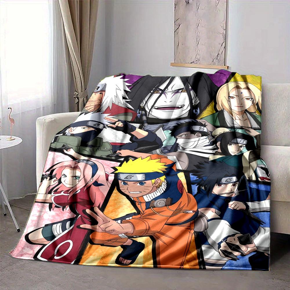 1Pc Naruto Legacy Heroes Blanket Soft And Comfortable Casual Warm Camping Travel Christmas Halloween Xmas Gift M92813