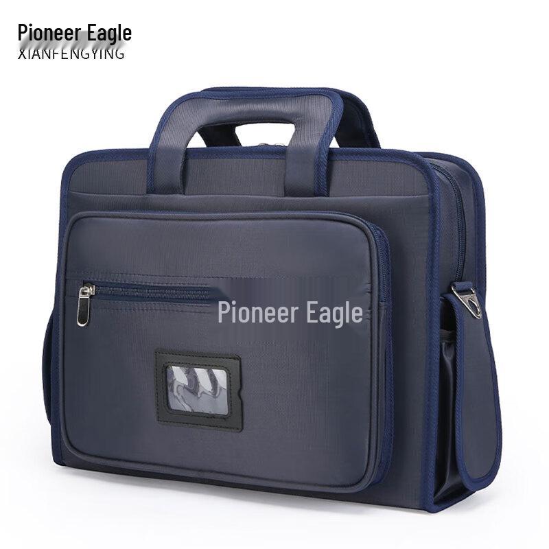 Pioneer Eagle Blue Portable Laptop Briefcase