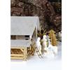 Pre-cut Cardboard Nativity Scene To Build Yourself 29 X 19 X 14 Cm