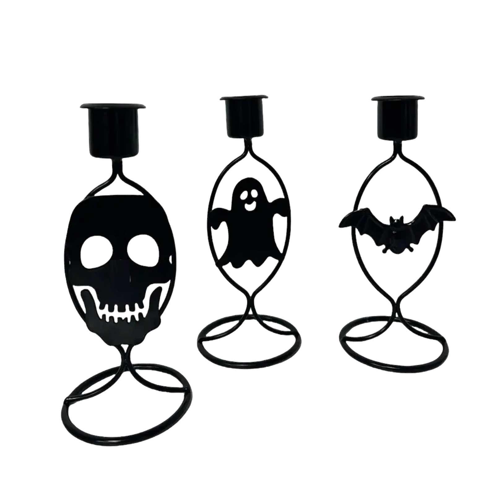 

Хэллоуин Украшения Макет Железный Подсвечник Орнаменты Реквизит Сцена Место Атмосфера Настольный One Size
