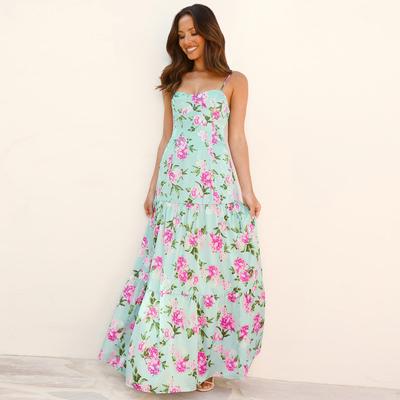 S-XL Robes pour femmes Nouvelles Robes d'été pour femmes Robe dos nu Robe de plage Robe longue Robes fines