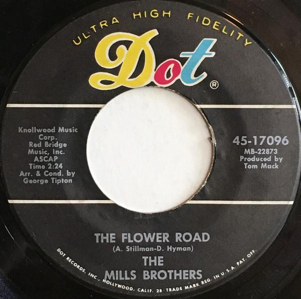 

7inch Record MILLS BROTHERS The Flower Road 4517096 DOT Records 1968 US Jazz Used