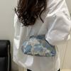 Elegant Embroidery Shoulder Bag Satin Crossbody Bag Vintage Handbag  Dinner Outfit
