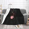 Rottweiler Dog Blanket Flannel Gift for Animal Dogs Lover Lightweight Throw Blankets for Airplane Travel Bedspread Queen Size