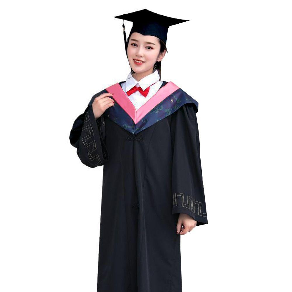 Ceremony Congrats Grad Happy Graduation Bling Removable Tassel Graduation Gown Set Mortarboard Hat