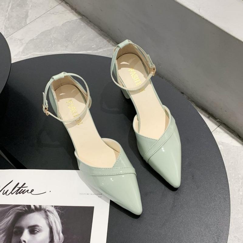 Fashion High Heeled Women's Shoes New Hollow Shallow Mouth Fashion Single Shoes Solid Color Daily Commuting Platform Zapatos Mujer