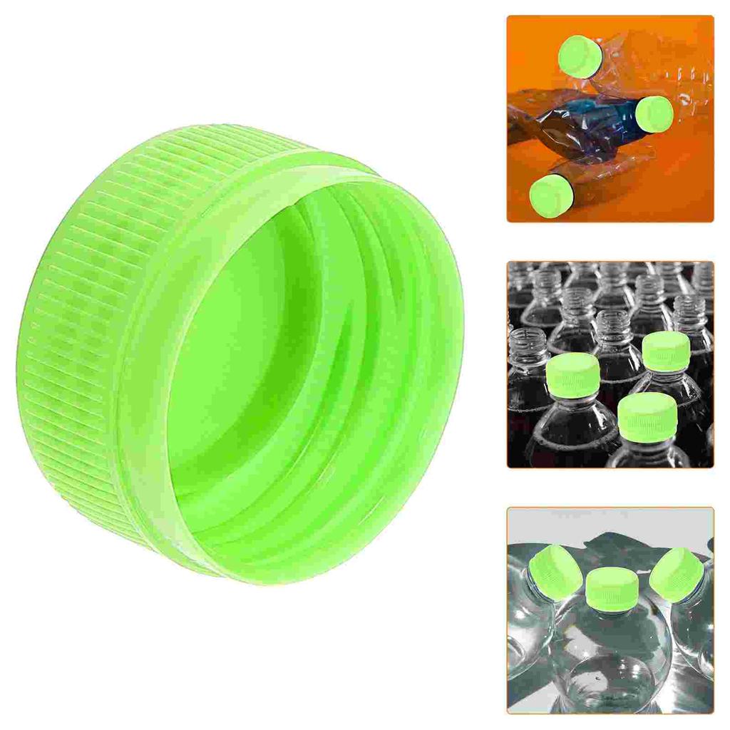 100 Pcs Bottle Cap Plastic Lids for Water Caps Colorful Accessories Pp Child Sealing