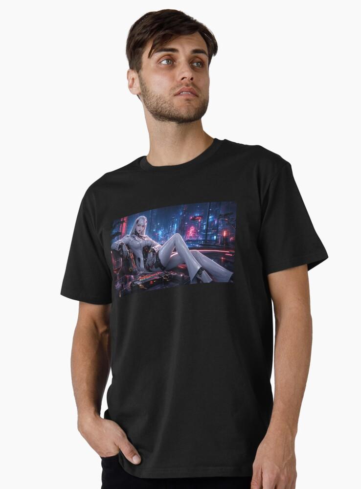 Cyberpunk Edgerunners 2 Shion Overwatch Relax Premium Unisex T-Shirt