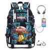 Hot Selling Game-Themed Outdoor Travel Bag Large Capacity with USB Hiking Backpack