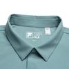 FILA White Contact Cool Fashionable Polo Shirt Men tops Mineral-Blue F61M623107FDB