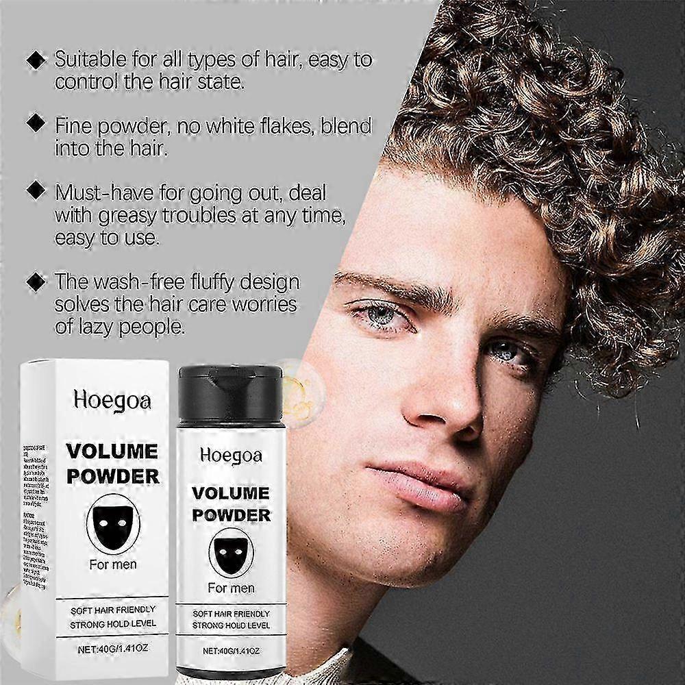 Volume Powder For Men Instantly Adds Texture And Volume Natural Ingredients Strong Hold 40g
