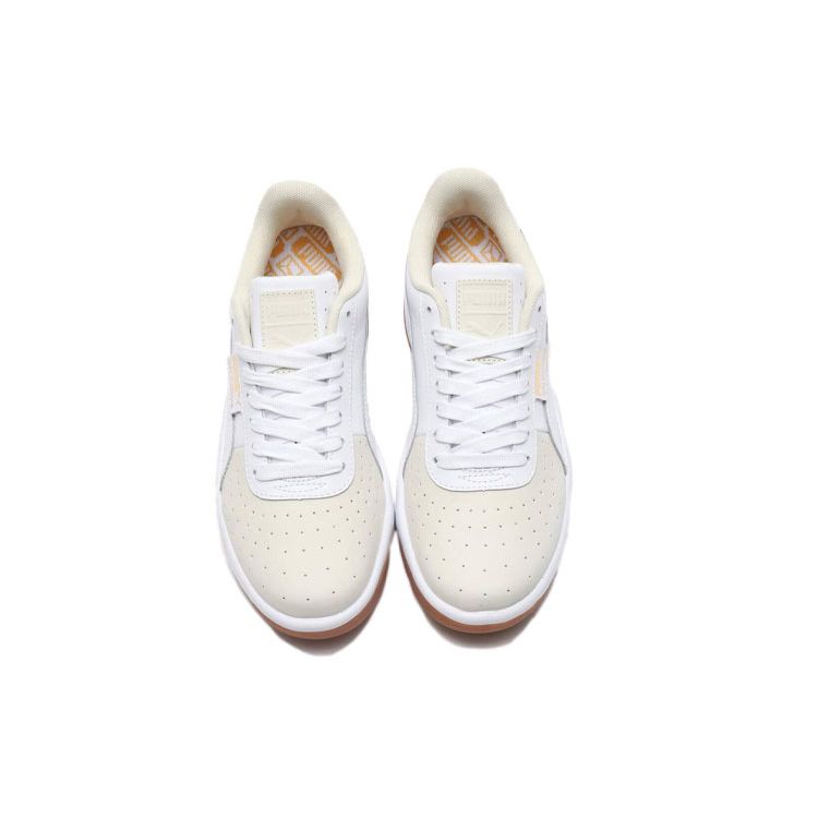 Puma კალიფორნია ეგზოტიკური ჩურჩული თეთრი ქალის სნიკერები ოქროსფერი 368135-01