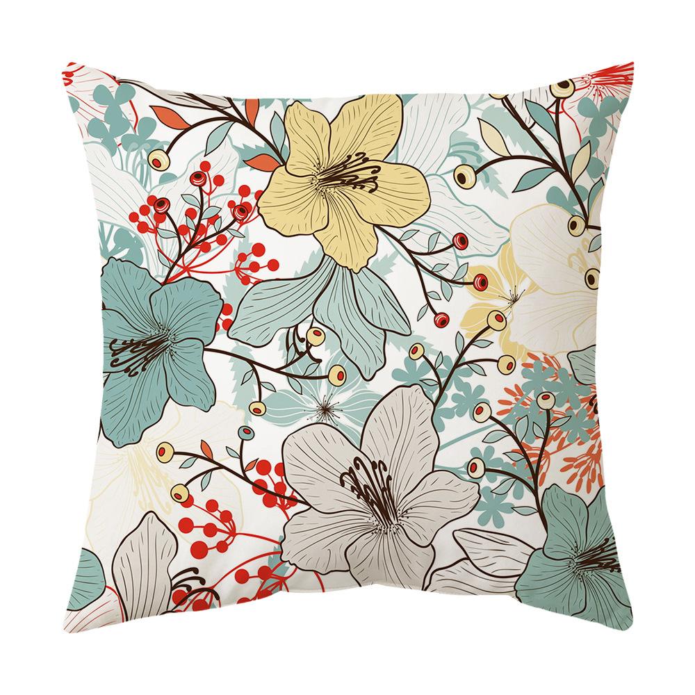 Pillow Cover Sofa Cushion Cover Car Sofa Cushion Cover Peach Skin Velvet