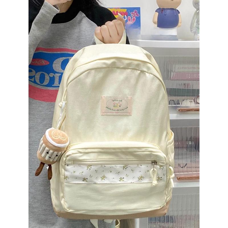 School bag female junior high school student high school student Korean ins style niche high value backpack female college student commuter backpack