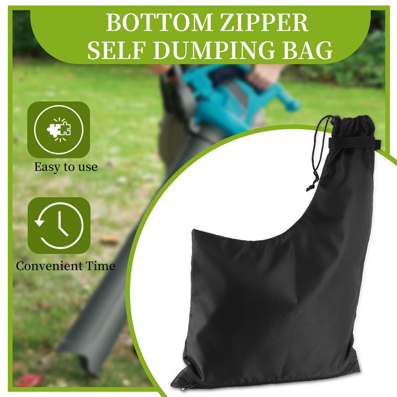 AD23-Leaf Blower Vacuum Bag Garden Tool Accessories For Electric Lawn Yard Shredder Reusable Washable Universal Vacuum Bag