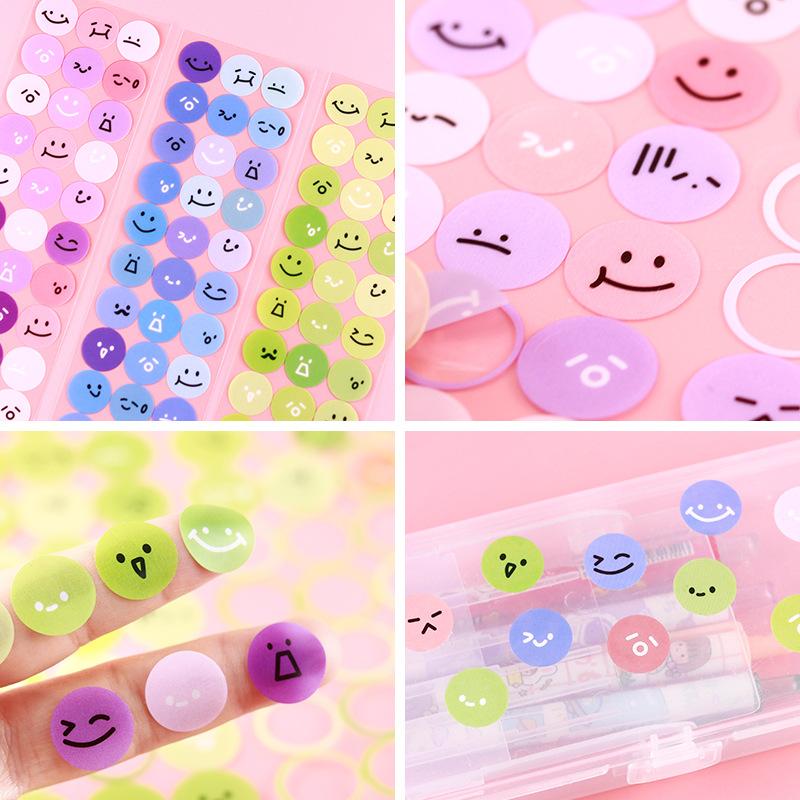 Waterproof Handbook Sticker Fenggu Card Label Sticker Children's Water Cup Mobile Phone Expression Sticker DIY Gift Kawaii