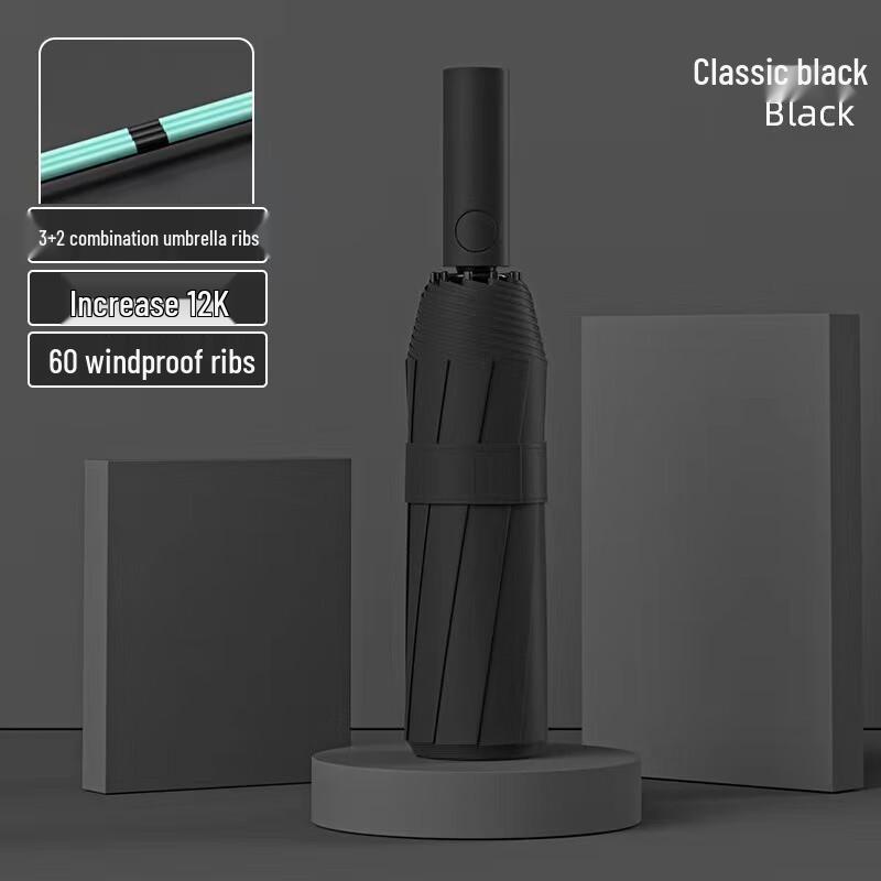 Lion Seek Automatic Folding Windproof Umbrella