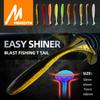 MEREDITH Easy Shiner Esca Morbida 50mm/0.88g & 65mm/1.52g & 75mm/2.4g & 100mm/4.8g 10 pezzi Classico Coda a T Luccio Persico JXS01