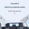 Sunshade for XPeng 2019 G3: Ice Crystal Design, Heat Insulation, Sun Protection, Privacy, and Light-Blocking.