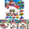 Super Mario Pull-back Kart Toy Model Display Box Interactive Racing Car For Kids