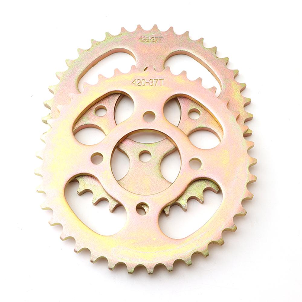 ATV 420/428 Chain 37 Tooth Rear Sprocket 48mm 68mm Bolt Spacing For 50cc 110cc 125cc Chinese Quads 4 Wheeler Trike Motorcycle