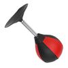 Desktop Punching Bag Stress Buster Indoor Boxing Equipment Table Punching Ball with Large Suction Cup Reddish Black