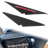 Накладка на фару мотоцикла для Harley Road Glides FLTR FLTRX 15-22, украшение на голову для бровей, верхний наконечник, козырек Accen