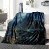 1pc Batman Cityscape Flannel Blanket - Soft Warm Throw for Home, Office, TravelL1353