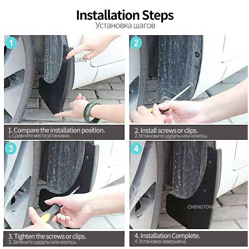 Mudflaps Fender Flares for Honda Fit Jazz Sport Pro Mudguards Splash Mud Guards Cover Accessories