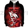 Harajuku Hazbin Streetwear 3D Print Hotel Men Clothing Hip-Hop High Street Sweatshirts Female Anime Hoodie Cosplay Costume Hoody