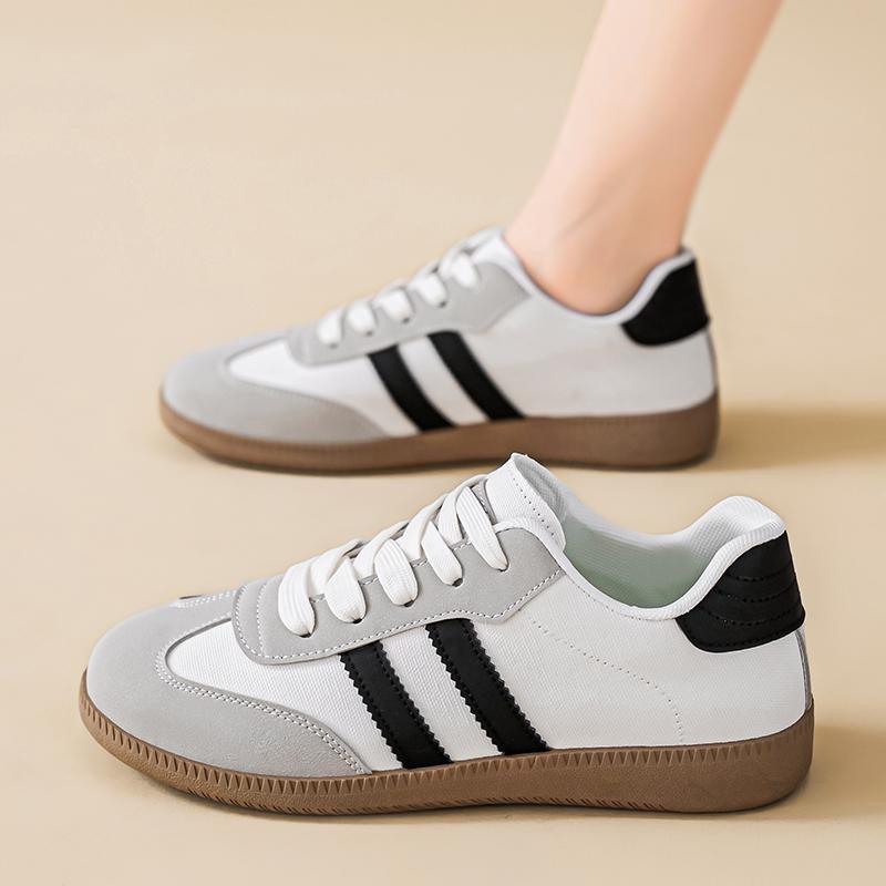 Round Toe Flat Female Women Sneakers Fashion Shoes Trend Casual Flats Female New Comfort White Vulcanized Platform Shoes