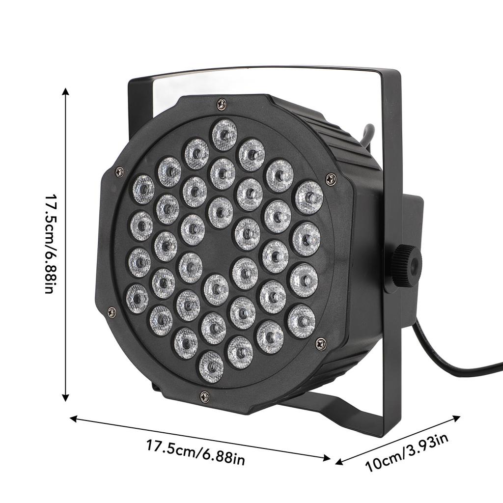 LED Stage Light 36x1W RGB Party Lights DMX 512 Controller Sound Activated LED Lights for Concert Lig