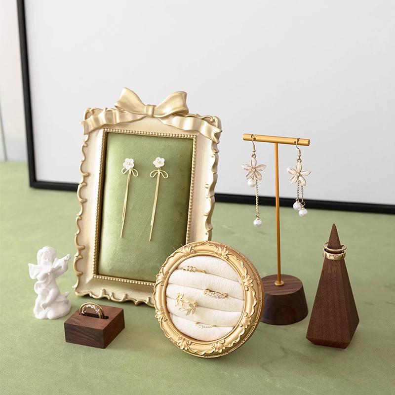 1PC Ornamental Jewelry Showcase Frame Decorative Jewelry Display for Market Stall
