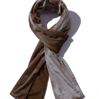 SEARCH410 Velvet Muffler Ash Beige