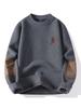 Plüsch-Winterpullover für Herren: Dicker Samt Langarm-Basisschicht für Jugendliche & Teenager