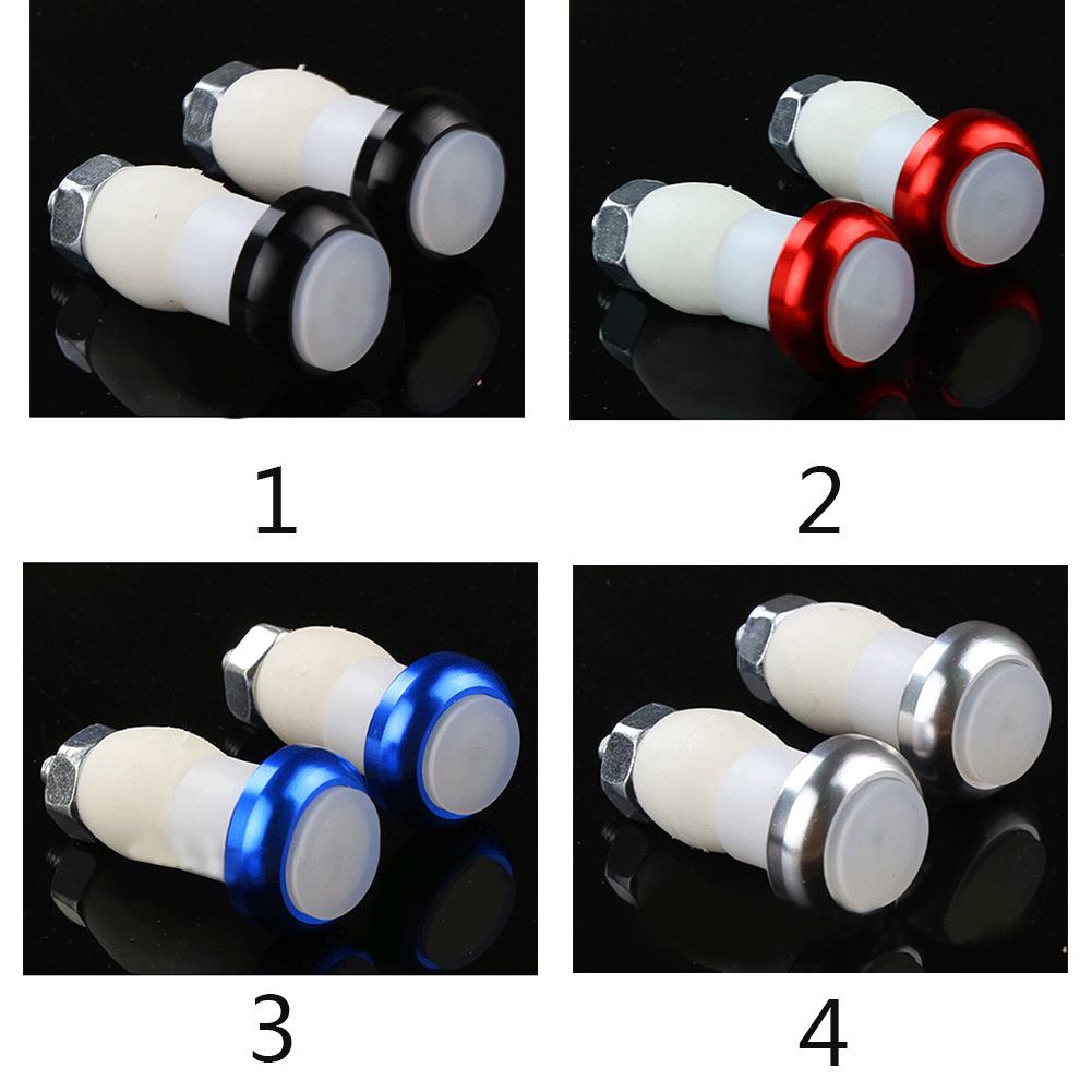 1 Pereche Semnalizator Siguranță Bicicletă Ciclism Capăt Ghidon Dop Lumină LED Roșie Lampă Magnetică Ghidon XR-Hot