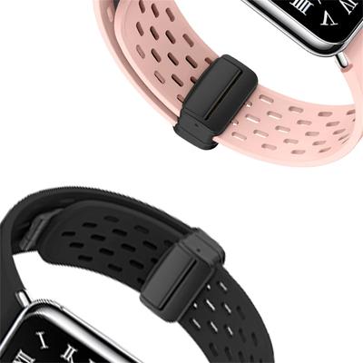 Silicone Strap for Redmi Watch 5 4 Magnetic Buckle Sports Band for Mi Band 9pro 8pro Correa Breathable Bracelet Accessories