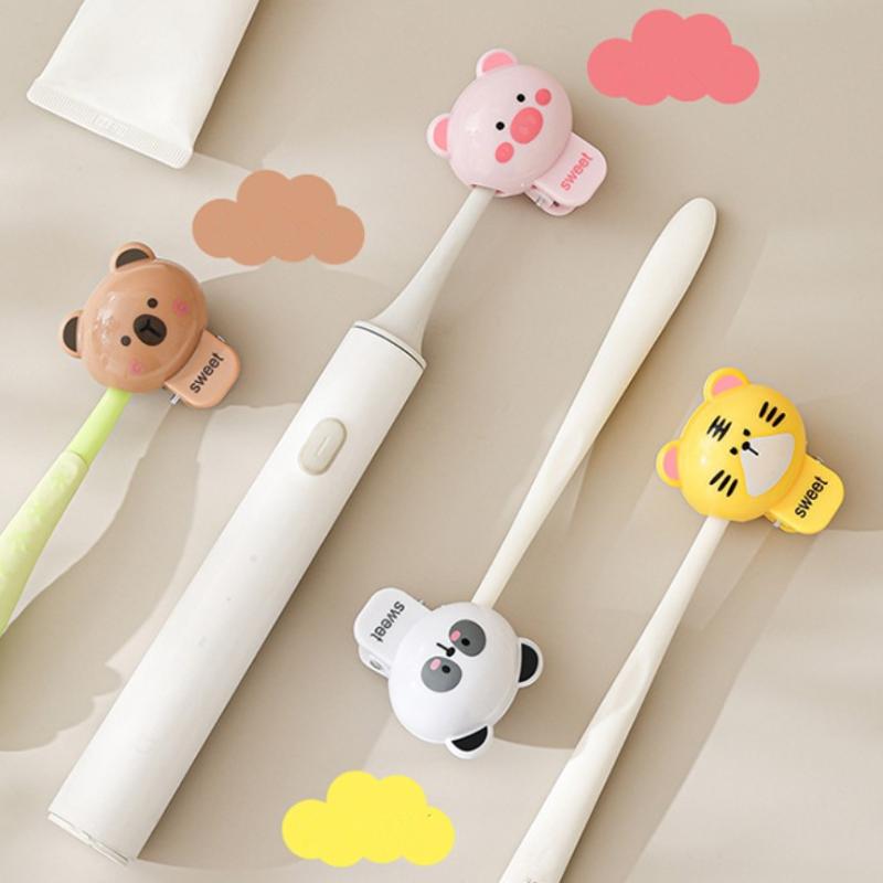 Cartoon Animals Toothbrush Head Cover Clips Portable Electric Toothbrush Dustproof Head Protector Cap Household Travel