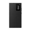Custodia Wallet Smart View per Galaxy S24 Ultra in Nero