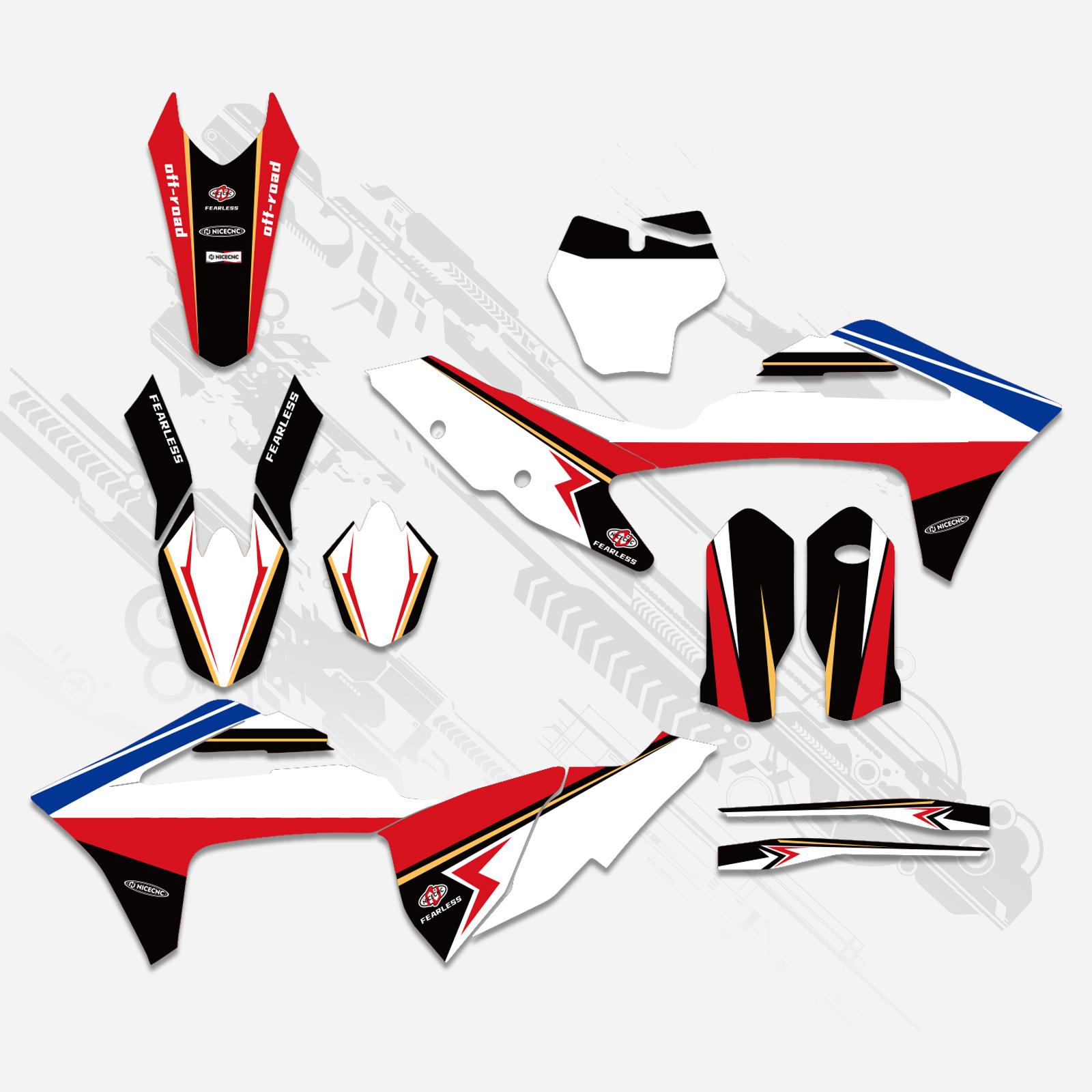NICECNC For GasGas MC 125 MC 250 MC 300 MC250F MCF 350 MCF 450 2021-2023 Motorcycle Graphics Background Decals Sticker Customize
