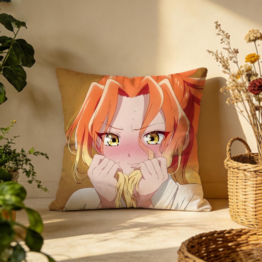 

Trendy Mmikadono Sanshimai wa Angai Choroied Cushion Cover Versatile DoubleSided Pillow Case Fit for Sofa Bed Car Daily Decor 30X30cm