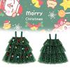 Tree Dress Christmas Children Suspenders Mesh Dress Party Decoration Clothe