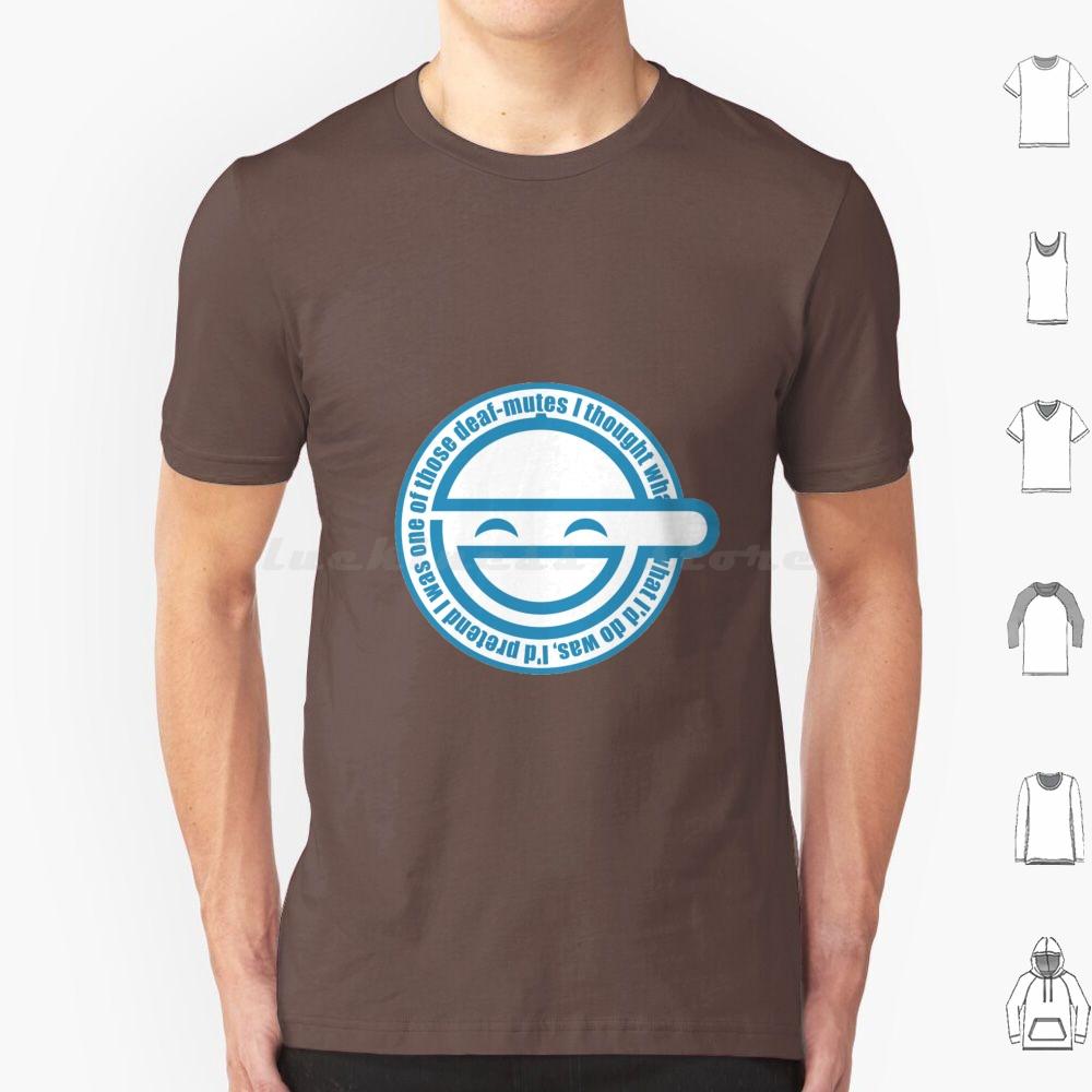 Laughing Man T Shirt Big Size 100 Cotton Laughing Man Ghost Shell Anime Logo Kawai Hacking Cyber