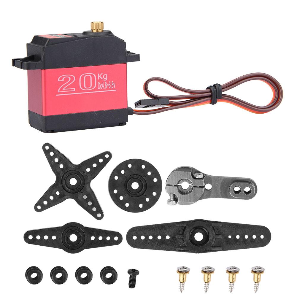 DSSERVO DS3218MG Waterproof Digital Servo Metal Gear 20kg Torque for RC Mechanical Arm (20kg)
