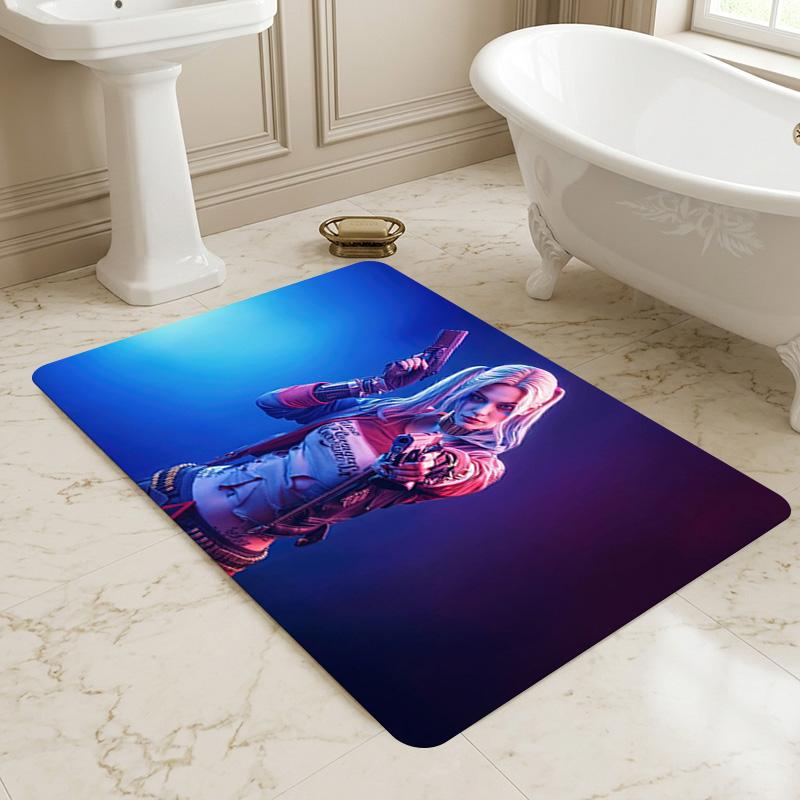 Harley Quinn Living Room Nonslip Area Rug Soft Carpet For Bedroom Game Playroom Sofa Office Home Decor Doormat Christmas Gift C9291042